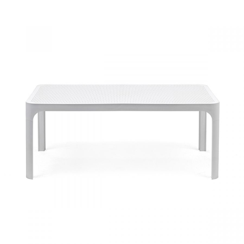 Net Table 100 咖啡桌（Bianco微光白）