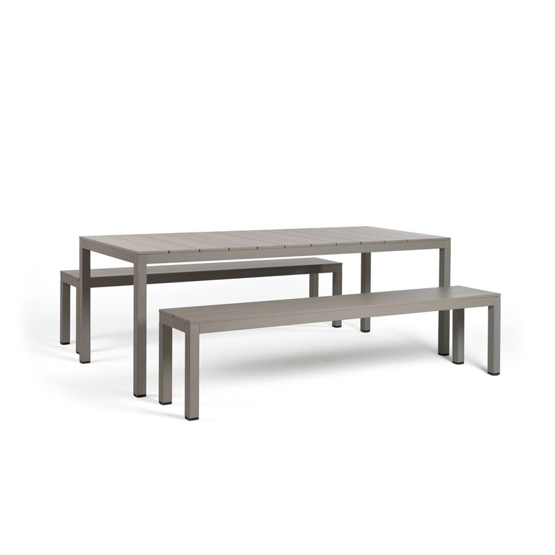 Set Rio Bench Alu（Tortora大象灰）