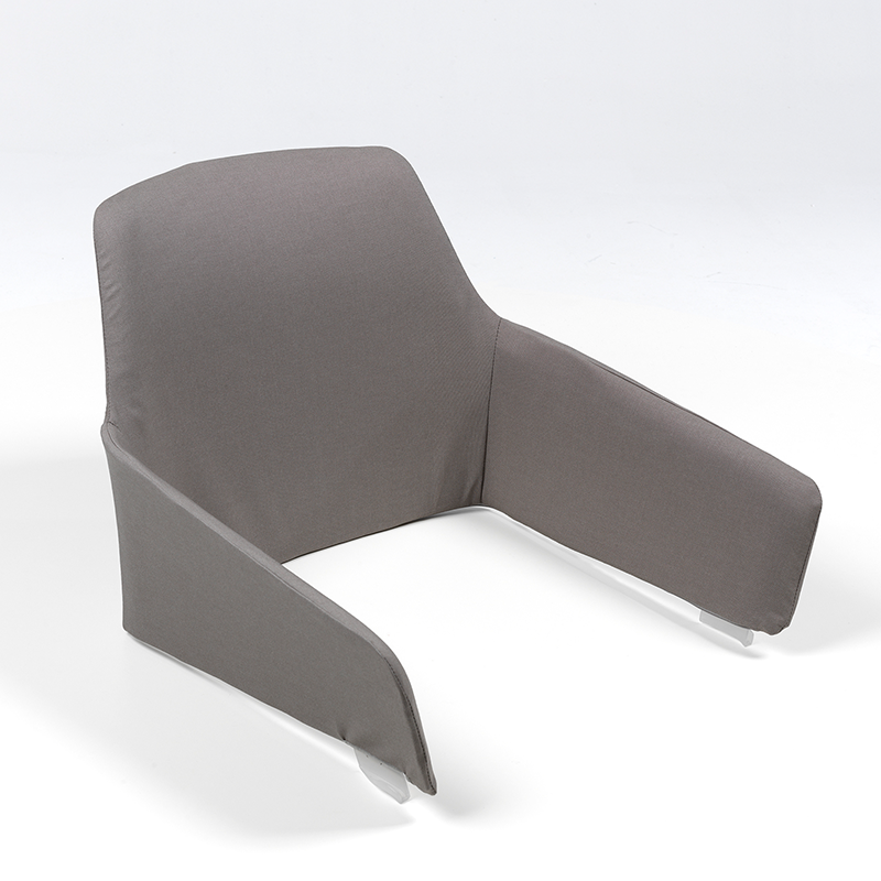 Cuscino Shell Net Relax單人椅殼形背墊（Grigio水泥灰）